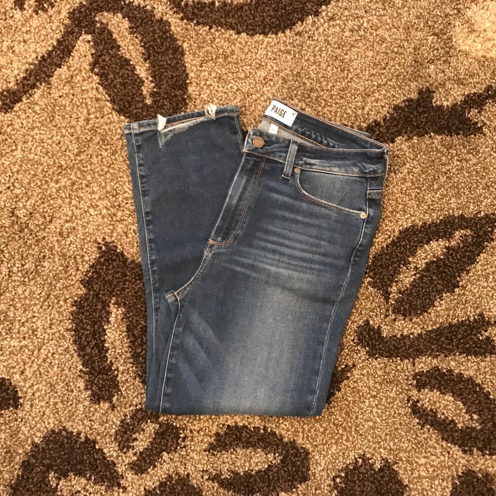 Paige Hoxton Slim Crop Jeans Size 30